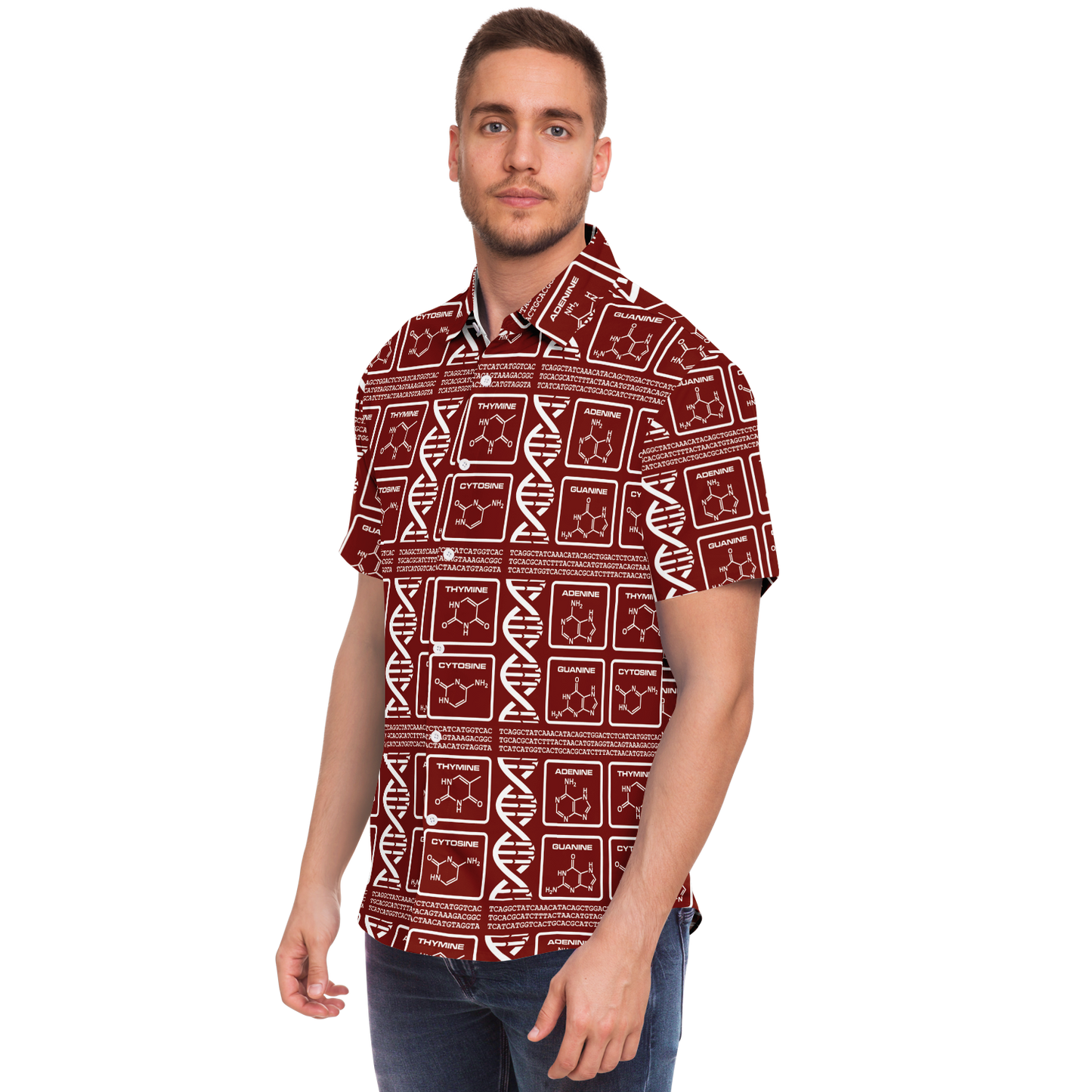 DNA - ALOHA SHIRT - BLOODSHOT RED