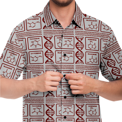 DNA - ALOHA SHIRT - BLOOD ON GREY