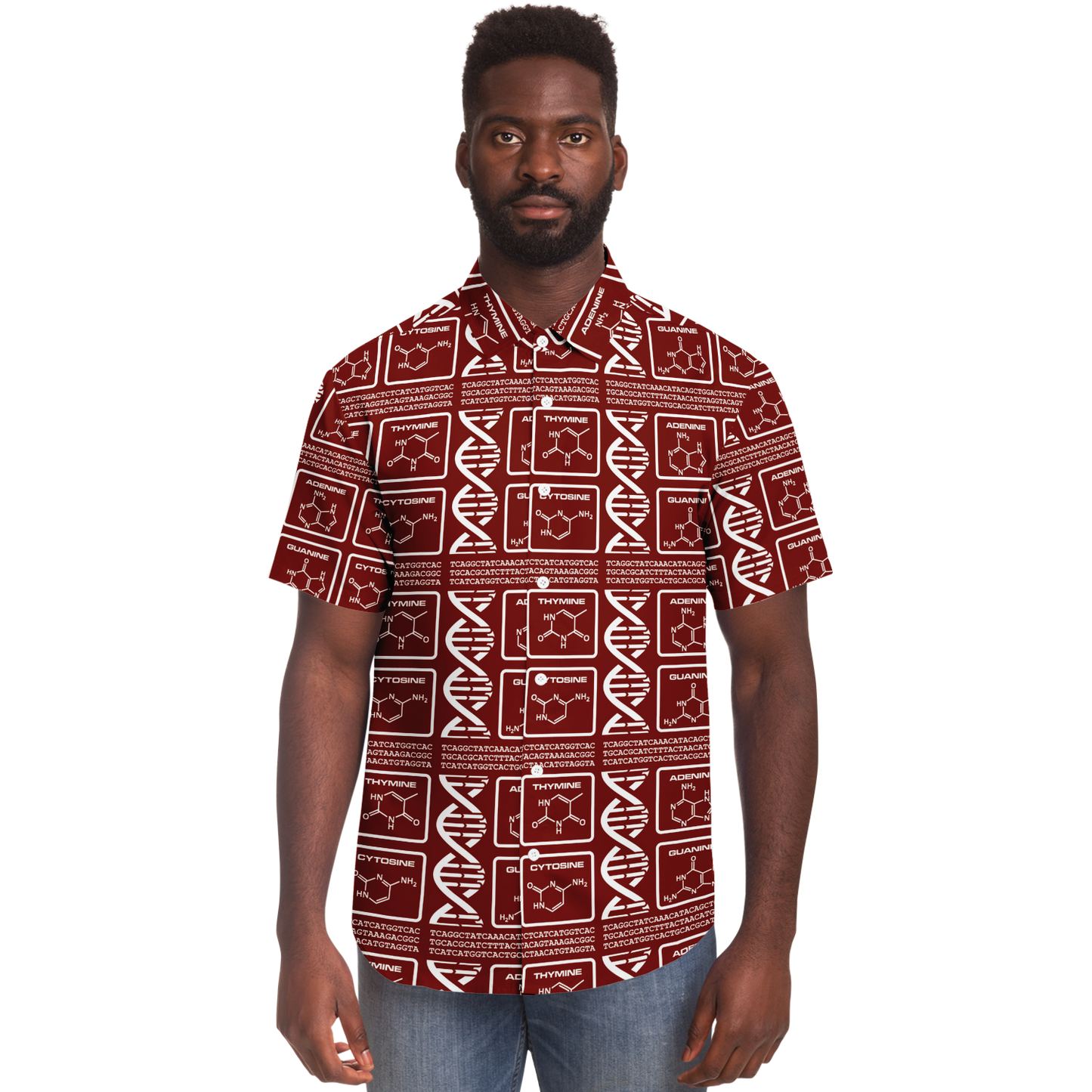 DNA - ALOHA SHIRT - BLOODSHOT RED