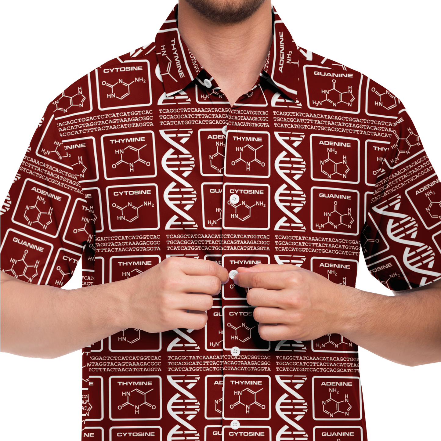 DNA - ALOHA SHIRT - BLOODSHOT RED