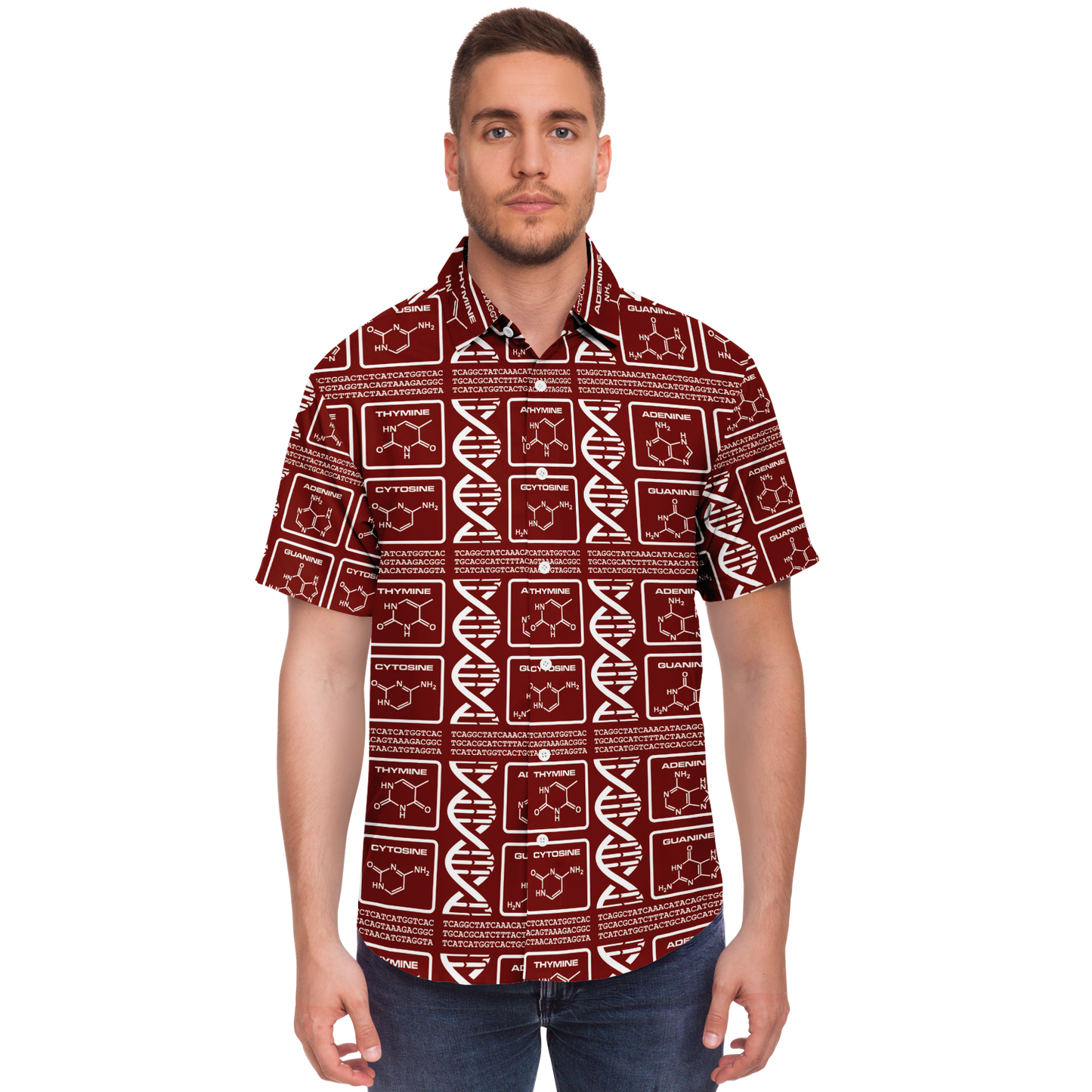 DNA - ALOHA SHIRT - BLOODSHOT RED