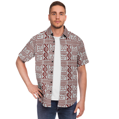 DNA - ALOHA SHIRT - BLOOD ON GREY