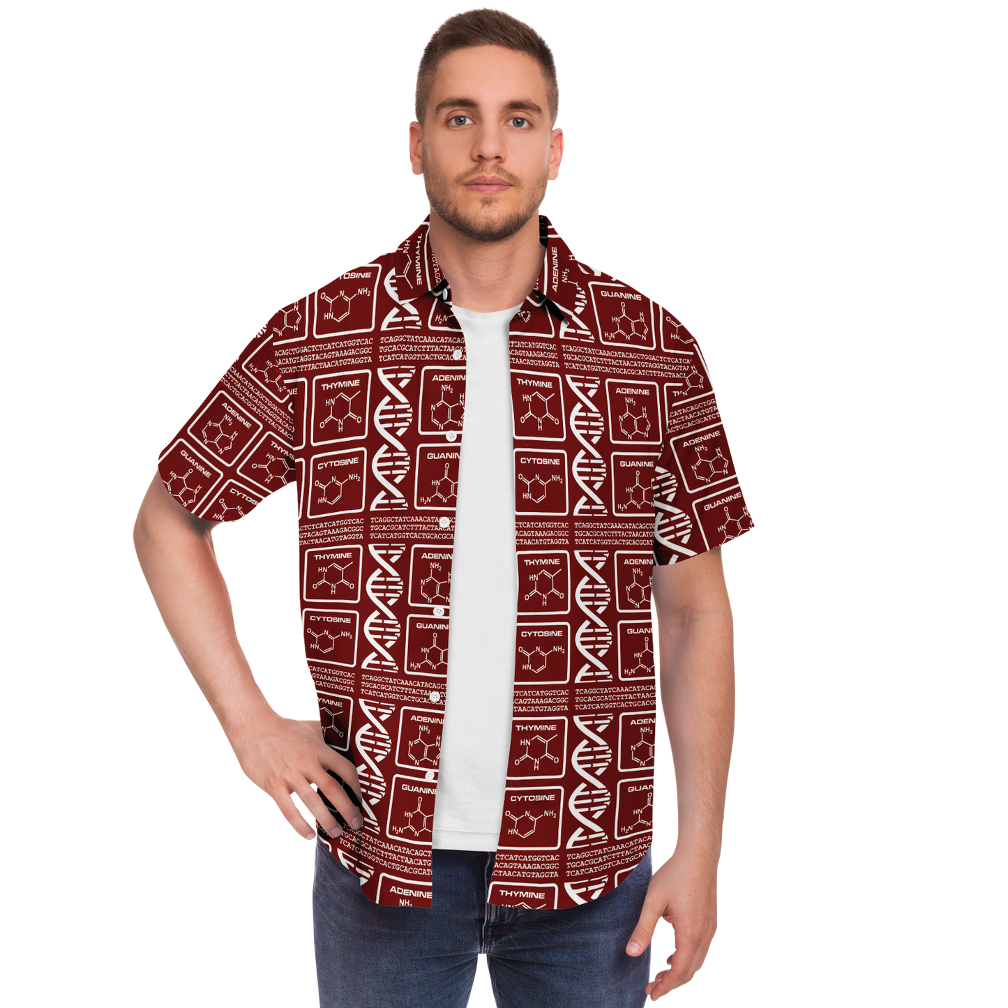 DNA - ALOHA SHIRT - BLOODSHOT RED