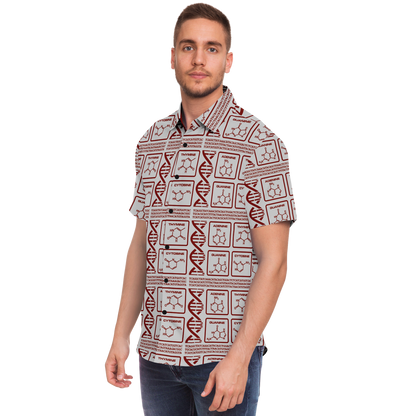 DNA - ALOHA SHIRT - BLOOD ON GREY