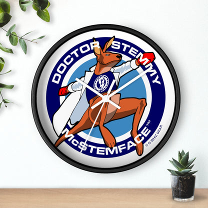 DOCTOR STEMMY McSTEMFACE WALL CLOCK