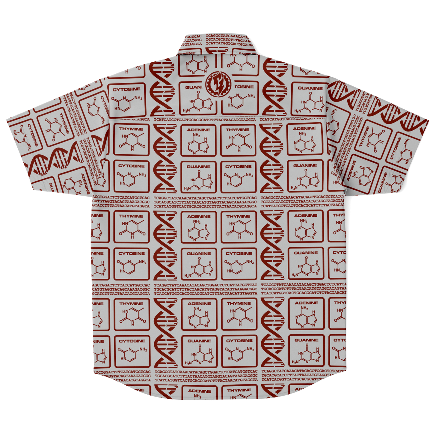 DNA - ALOHA SHIRT - BLOOD ON GREY