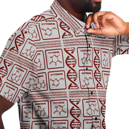 DNA - ALOHA SHIRT - BLOOD ON GREY