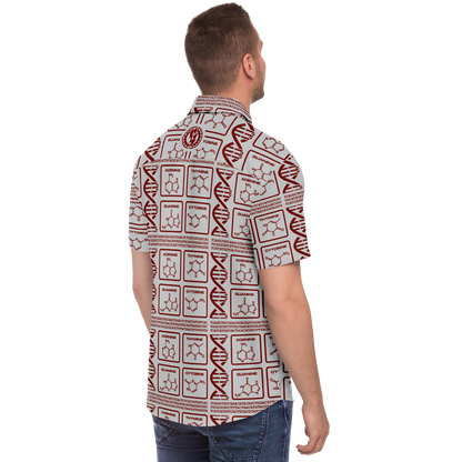 DNA - ALOHA SHIRT - BLOOD ON GREY