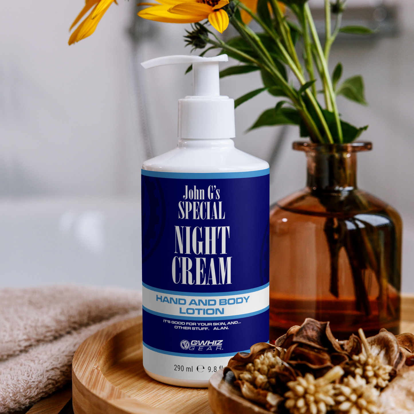 JOHN G'S SPECIAL NIGHT CREAM - FLORAL HAND AND BODY LOTION