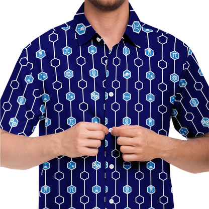 STEM ALOHA SHIRT - MK2 - BLURPLE