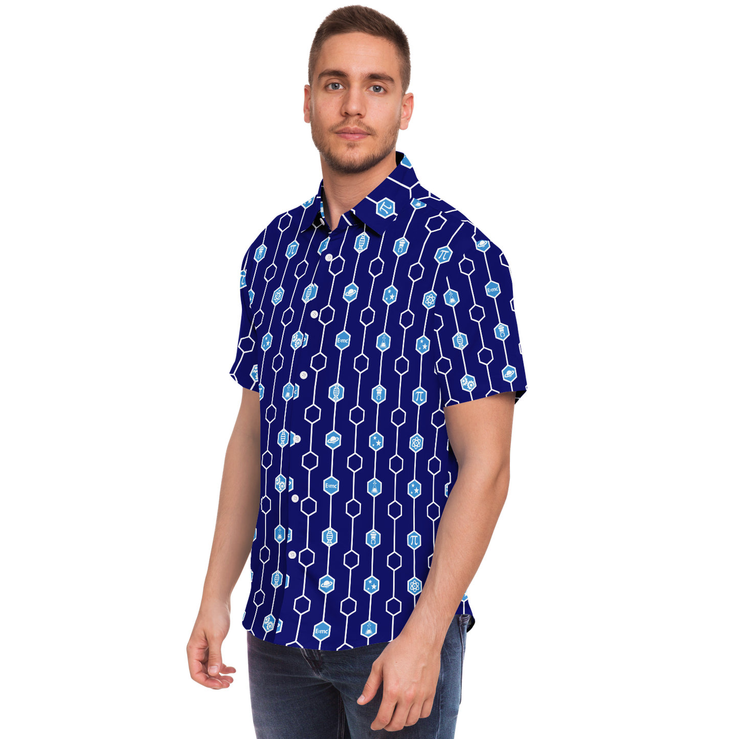 STEM ALOHA SHIRT - MK2 - BLURPLE