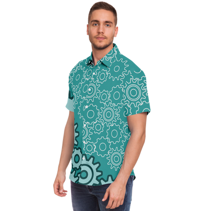 GEARS - ALOHA SHIRT - GREEN