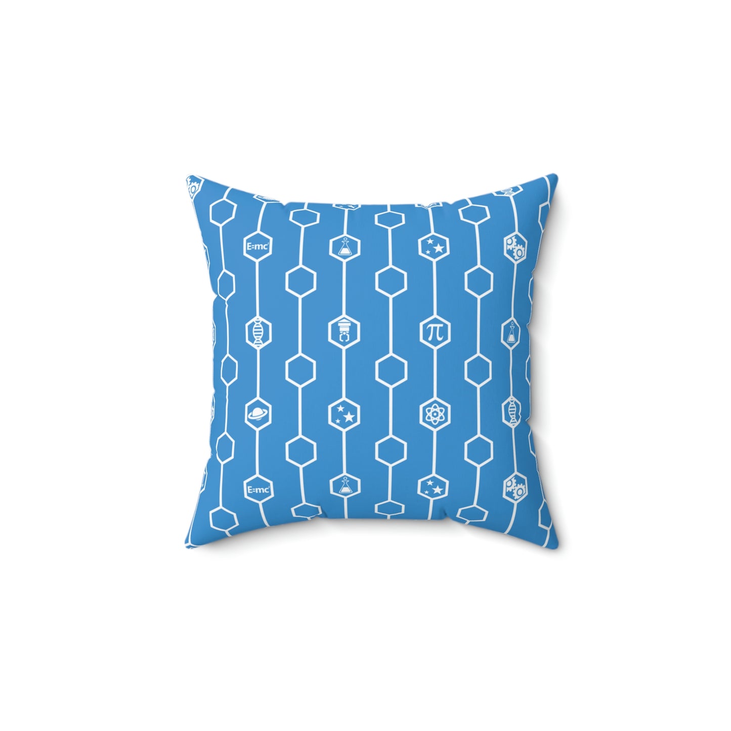 STEM SQUARE PILLOW - BLUE