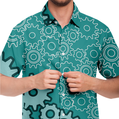 GEARS - ALOHA SHIRT - GREEN