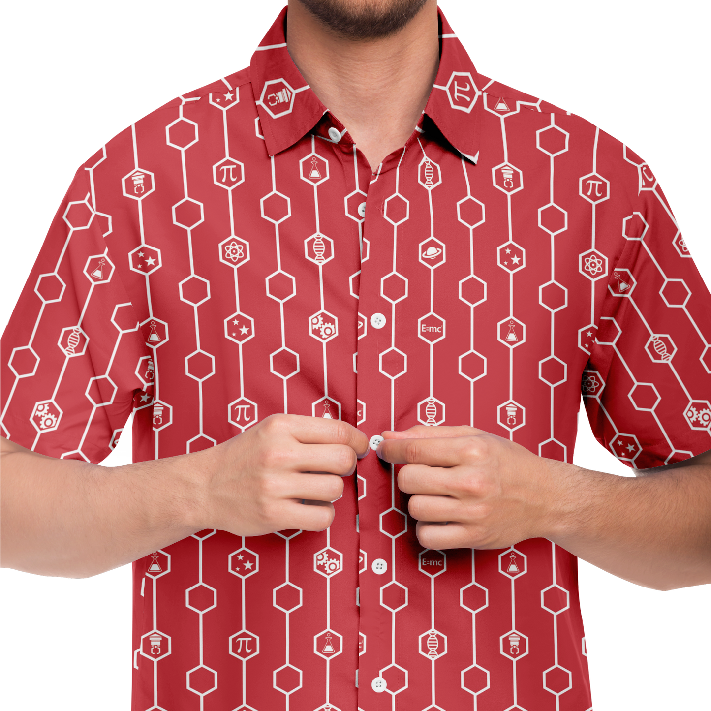 STEM ALOHA SHIRT - MK2 VARIANT - RED