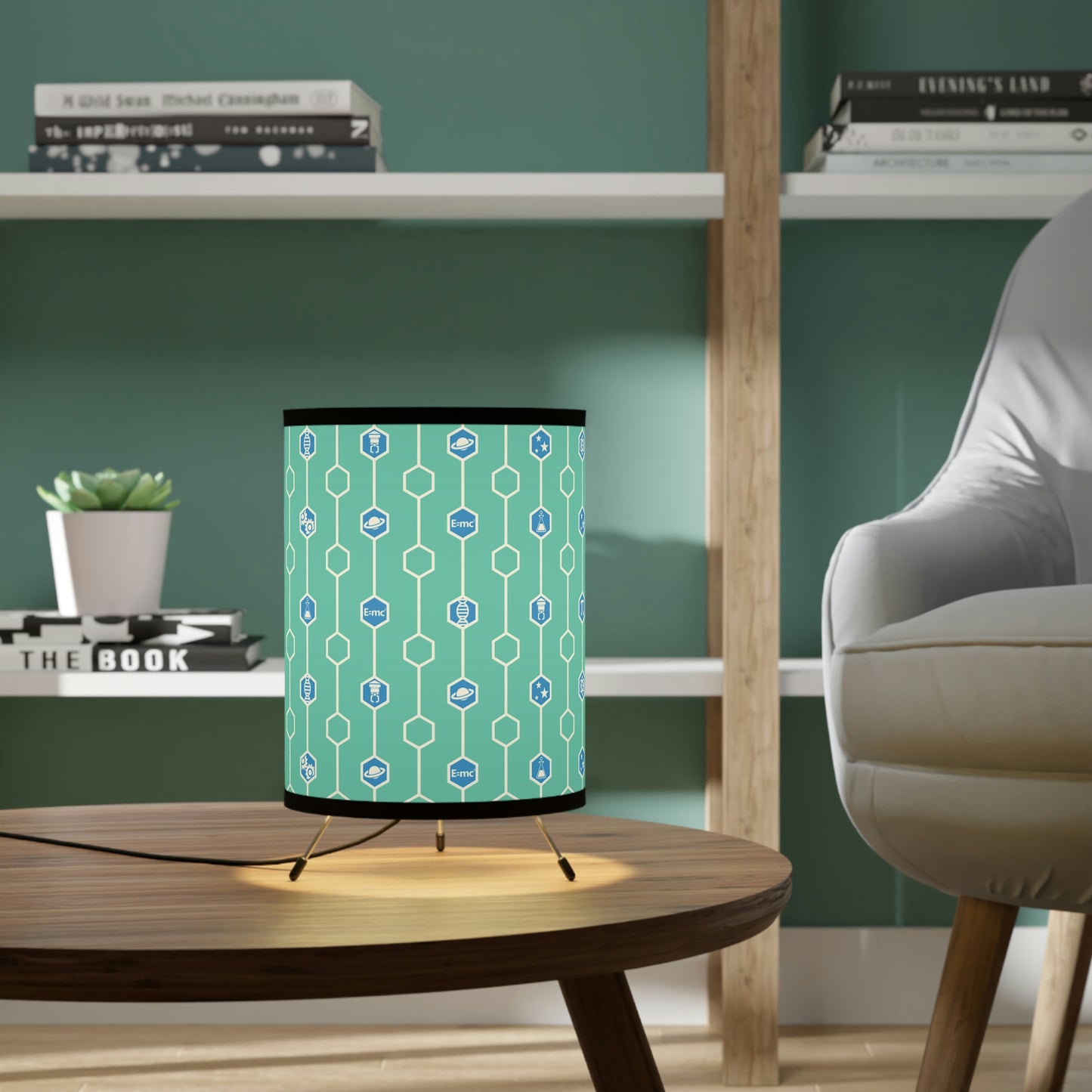 STEM TRIPOD TABLE LAMP - GREEN