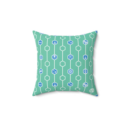 STEM SQUARE PILLOW - GREEN