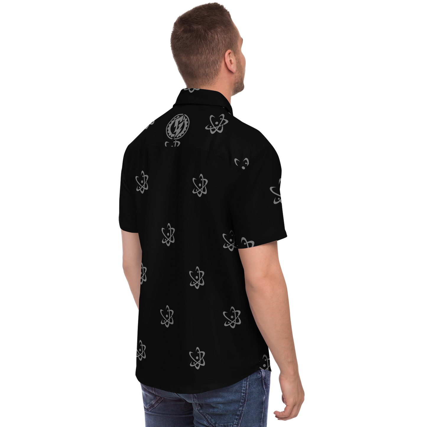 ATOMIC - ALOHA SHIRT - BLACK