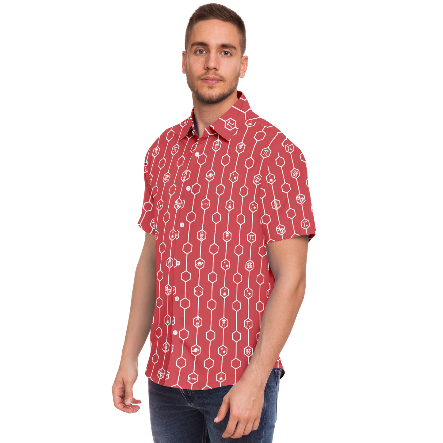 STEM ALOHA SHIRT - MK2 VARIANT - RED