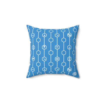 STEM SQUARE PILLOW - BLUE