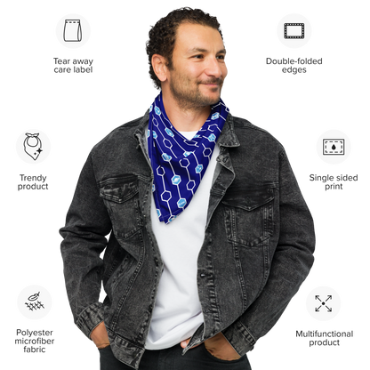 STEM All-over print bandana - Blurple