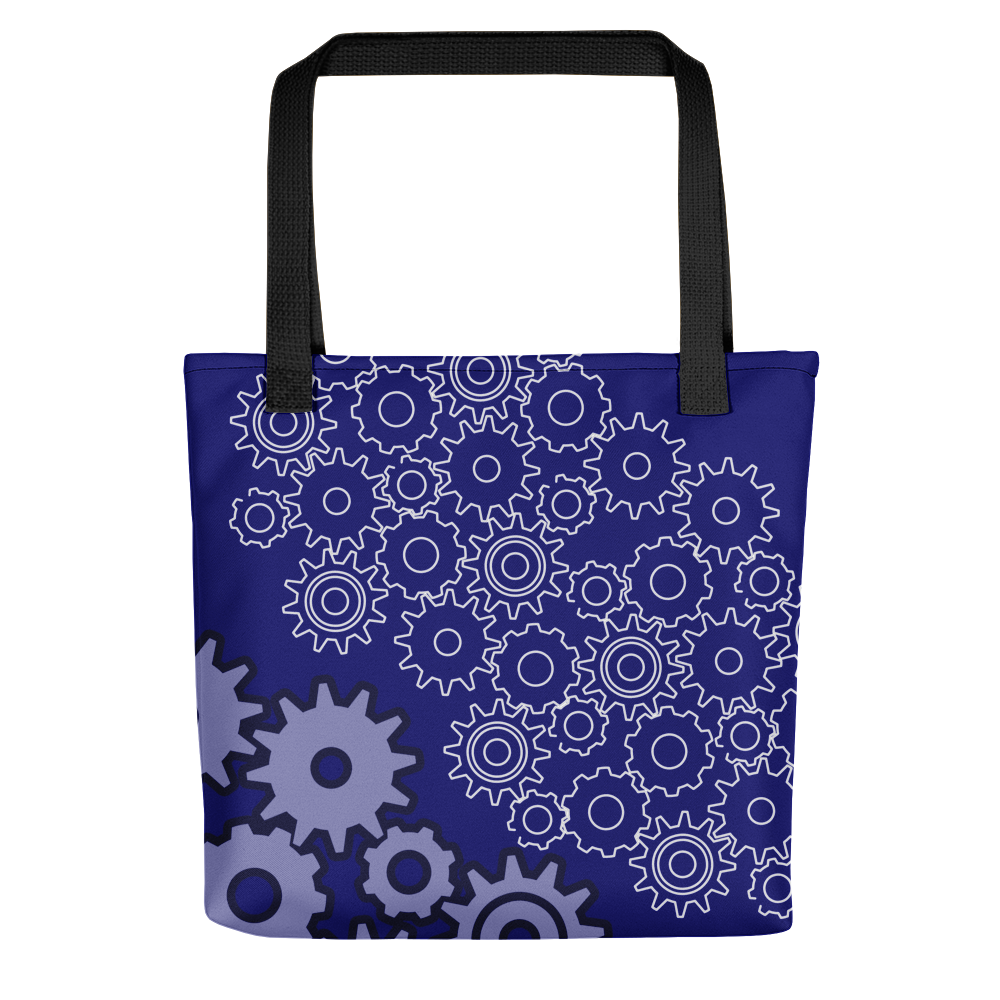 GEARS TOTE BAG - BLURPLE