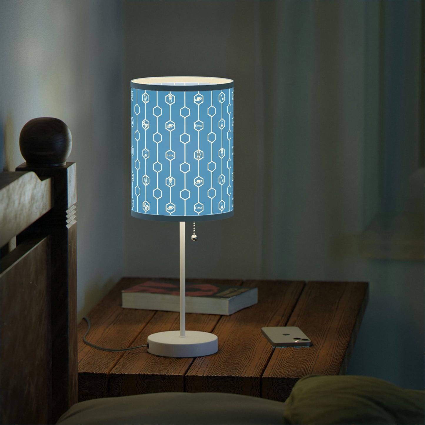 STEM DESK LAMP - BLUE