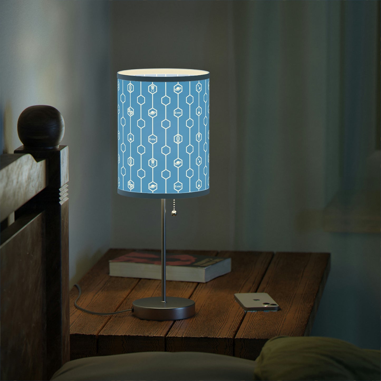 STEM DESK LAMP - BLUE