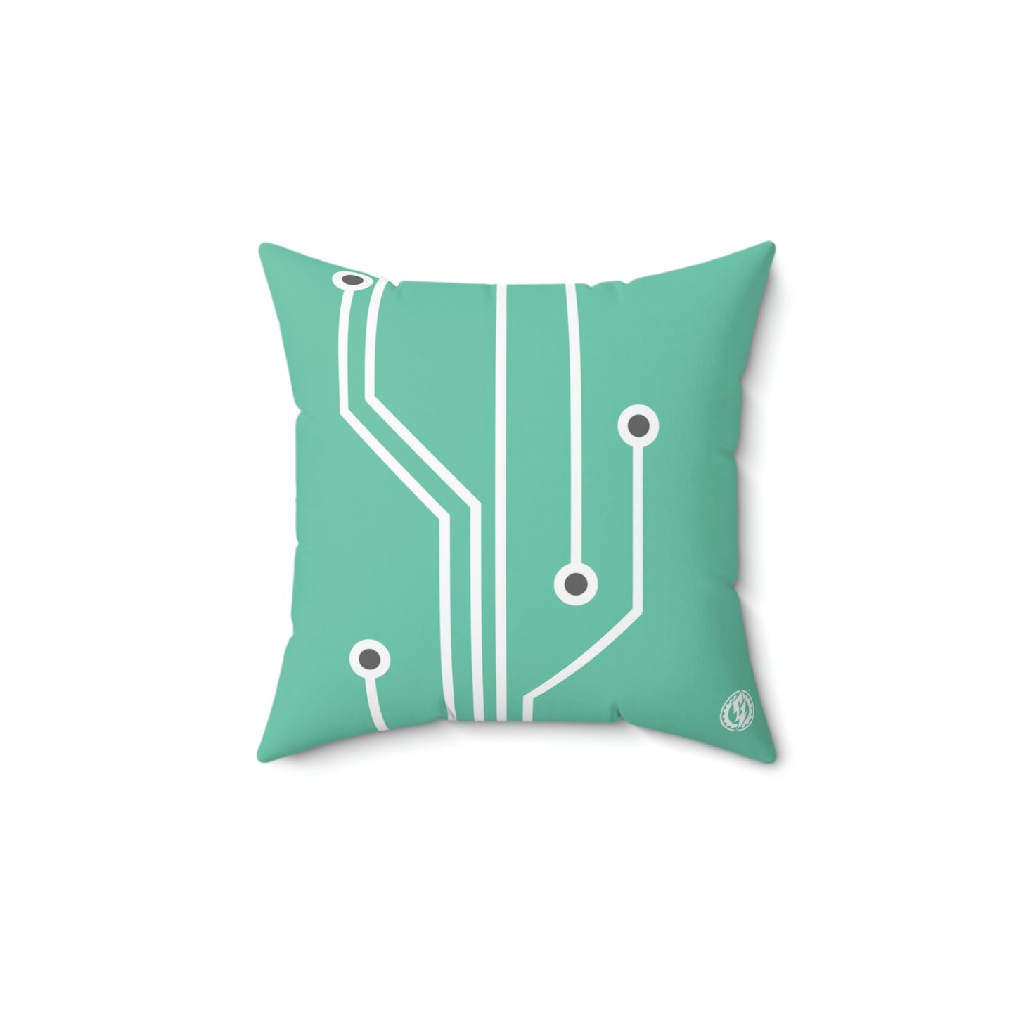 CALCULATOR SQUARE PILLOW - GREEN