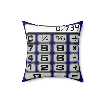 CALCULATOR SQUARE PILLOW - BLURPLE