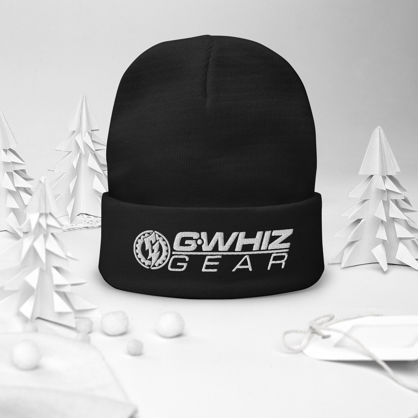 G-WHIZ GEAR EMBROIDERED BEANIE