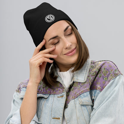 G-LIGHTNING EMBROIDERED BEANIE