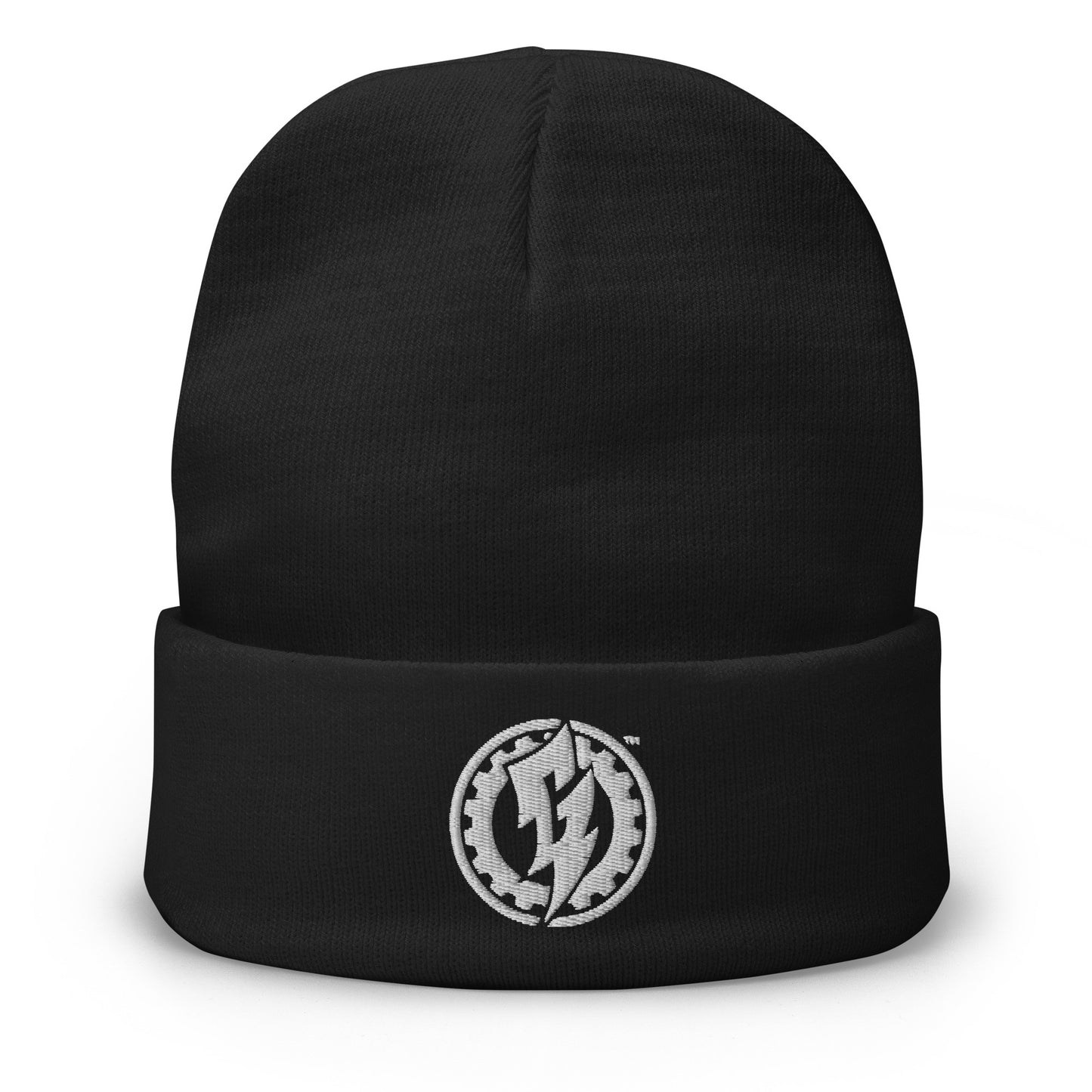 G-LIGHTNING EMBROIDERED BEANIE