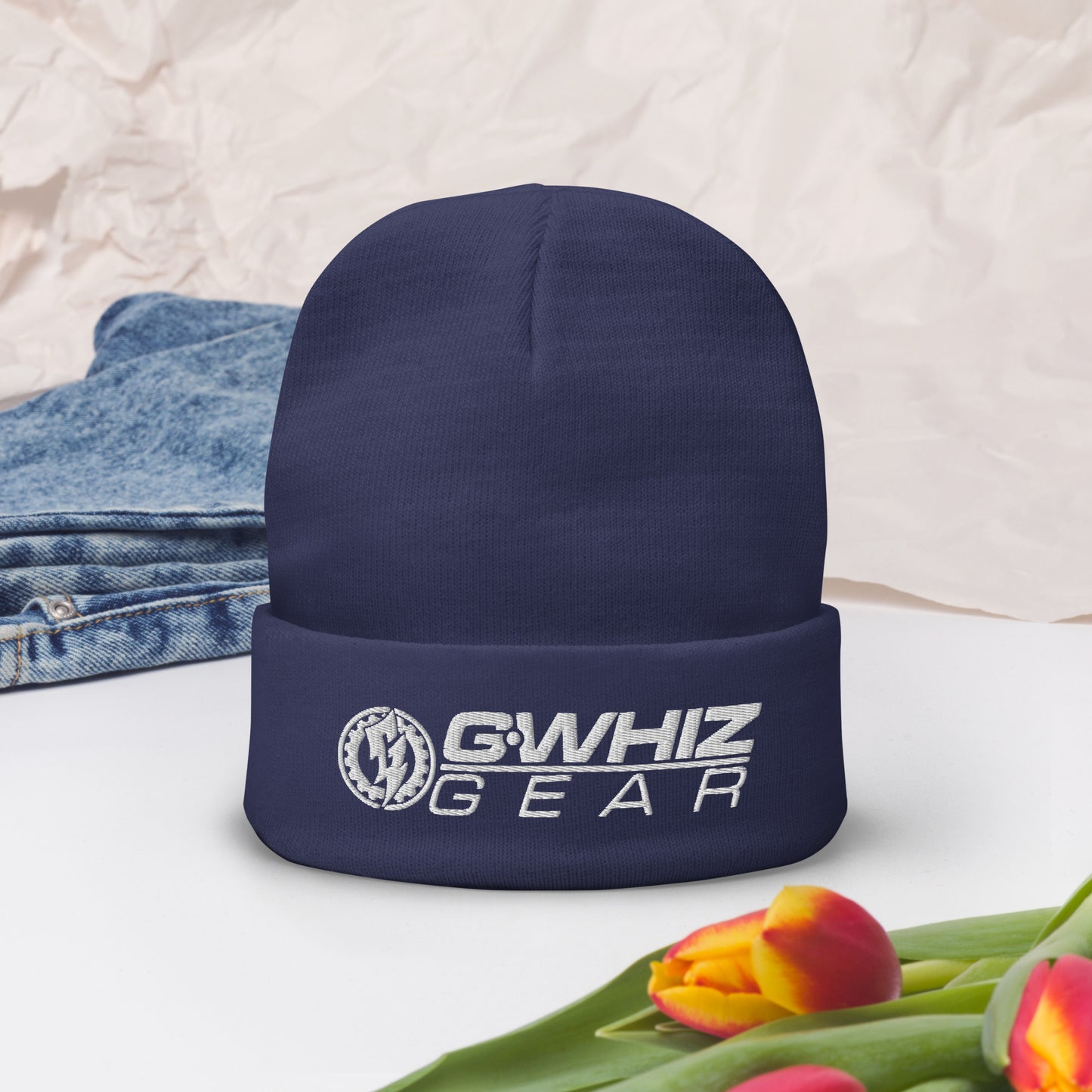 G-WHIZ GEAR EMBROIDERED BEANIE