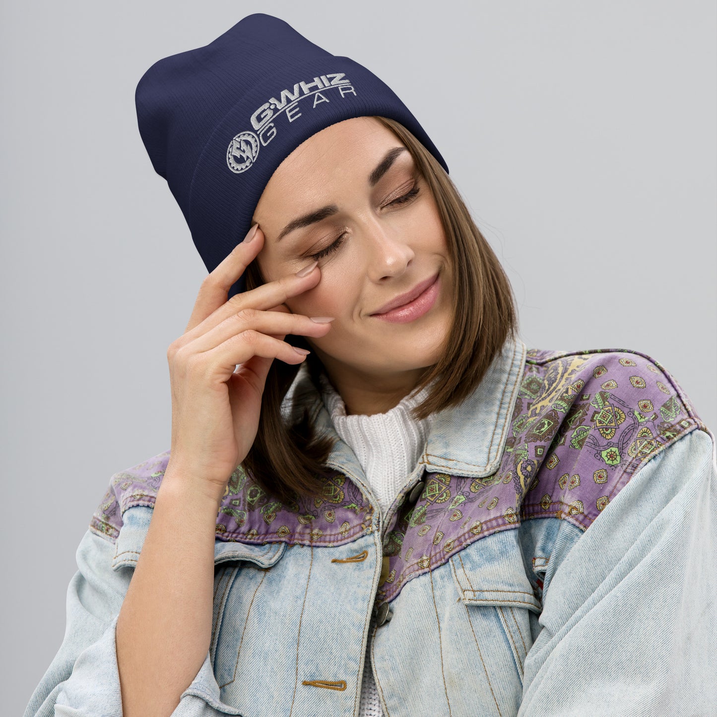 G-WHIZ GEAR EMBROIDERED BEANIE