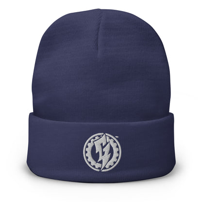 G-LIGHTNING EMBROIDERED BEANIE