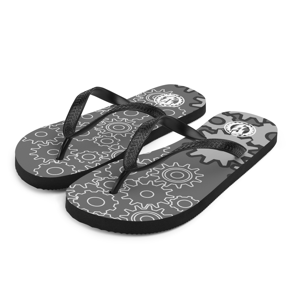 GEARS - FLIP-FLOPS - GRAY