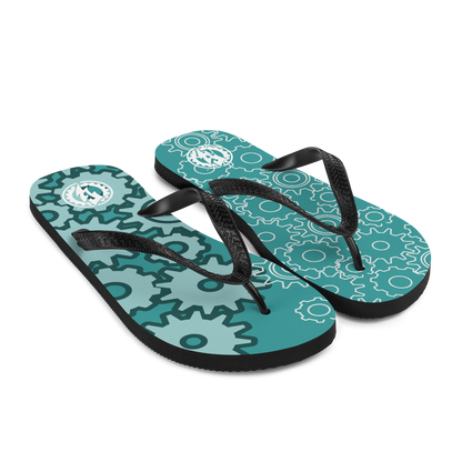 GEARS - FLIP-FLOPS - GREEN