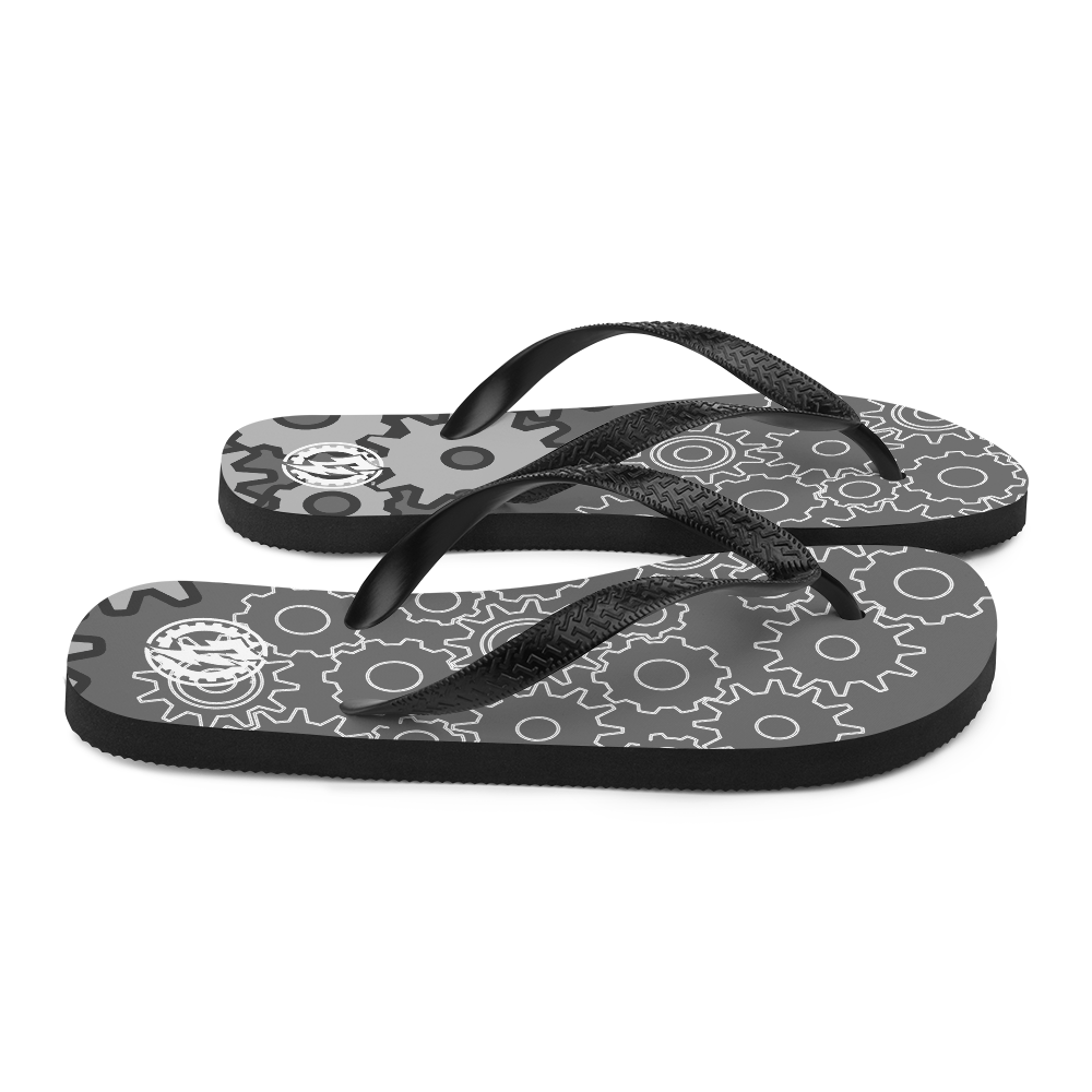 GEARS - FLIP-FLOPS - GRAY