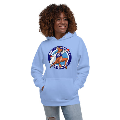 DOCTOR STEMMY McSTEMFACE UNISEX HOODIE - LIGHT COLOR