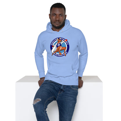 DOCTOR STEMMY McSTEMFACE UNISEX HOODIE - LIGHT COLOR